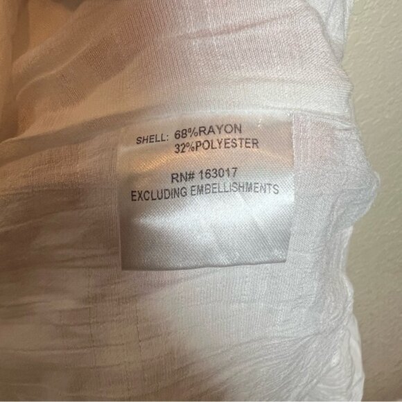 Princess Polly Danny white open back fit and flare tiered ruffled mini dress - Picture 12 of 13